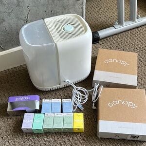 Canopy Humidifier with Essential Oils + x2 new filters
